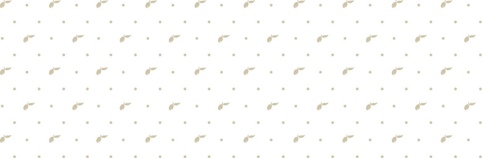 Motif minimaliste beige façon olives pour domaine-des-oliviers à Toulouse